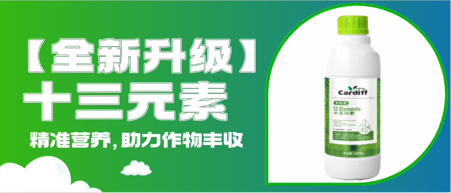【全新升级】卡地夫中微量水溶肥料-十三元素：精准营养，助力作物丰收
